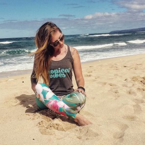 Tropical Vibes Tank and Aloha Leggings