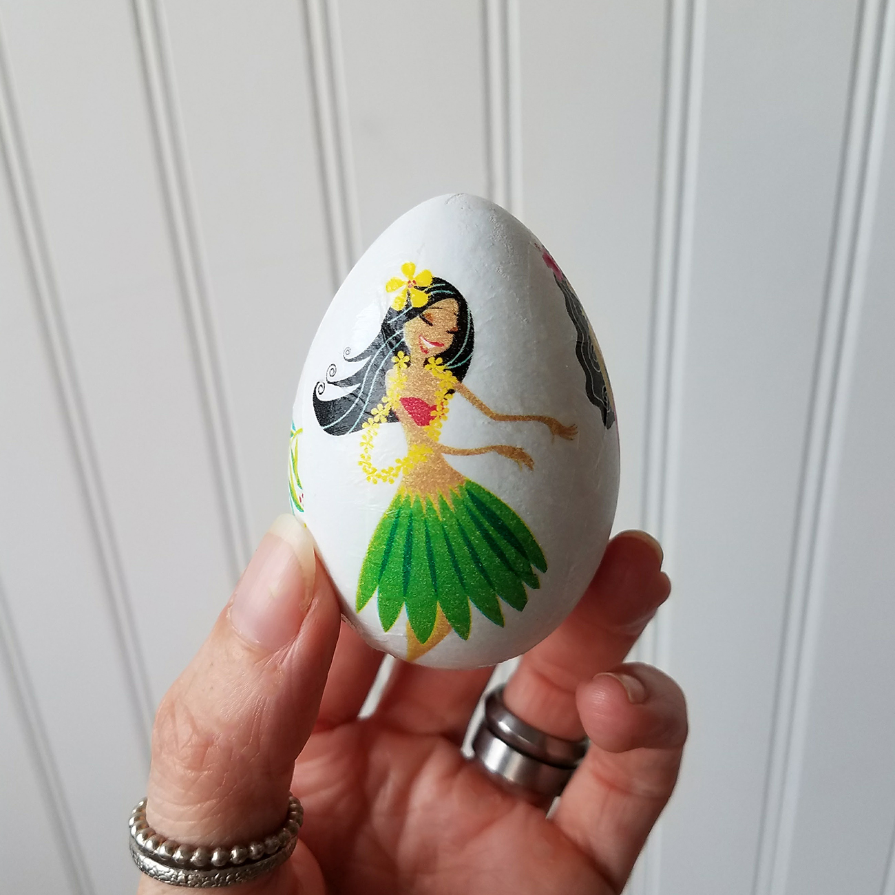 Hula Girl Easter Eggs