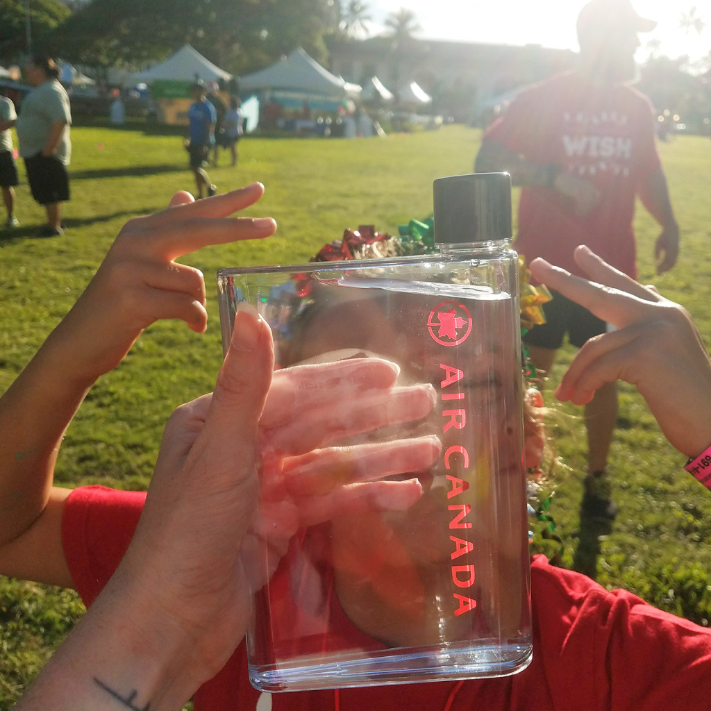 Jingle Rock Run Air Canada Water Flask