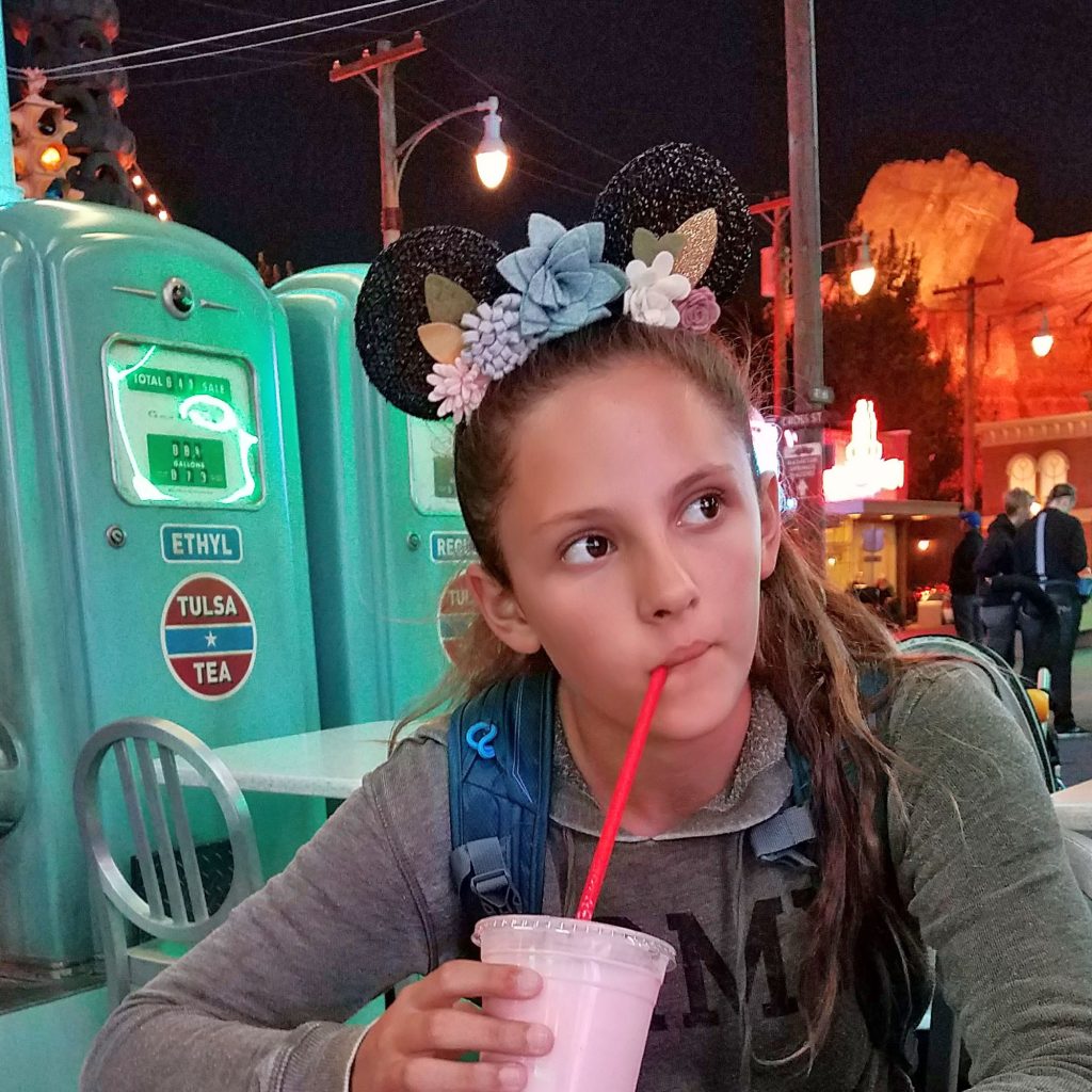 Milkshakes at Flos California Adventure