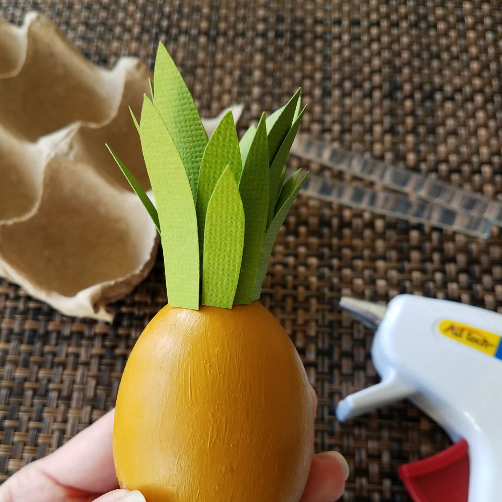 Pineapple Easter Egg Progress