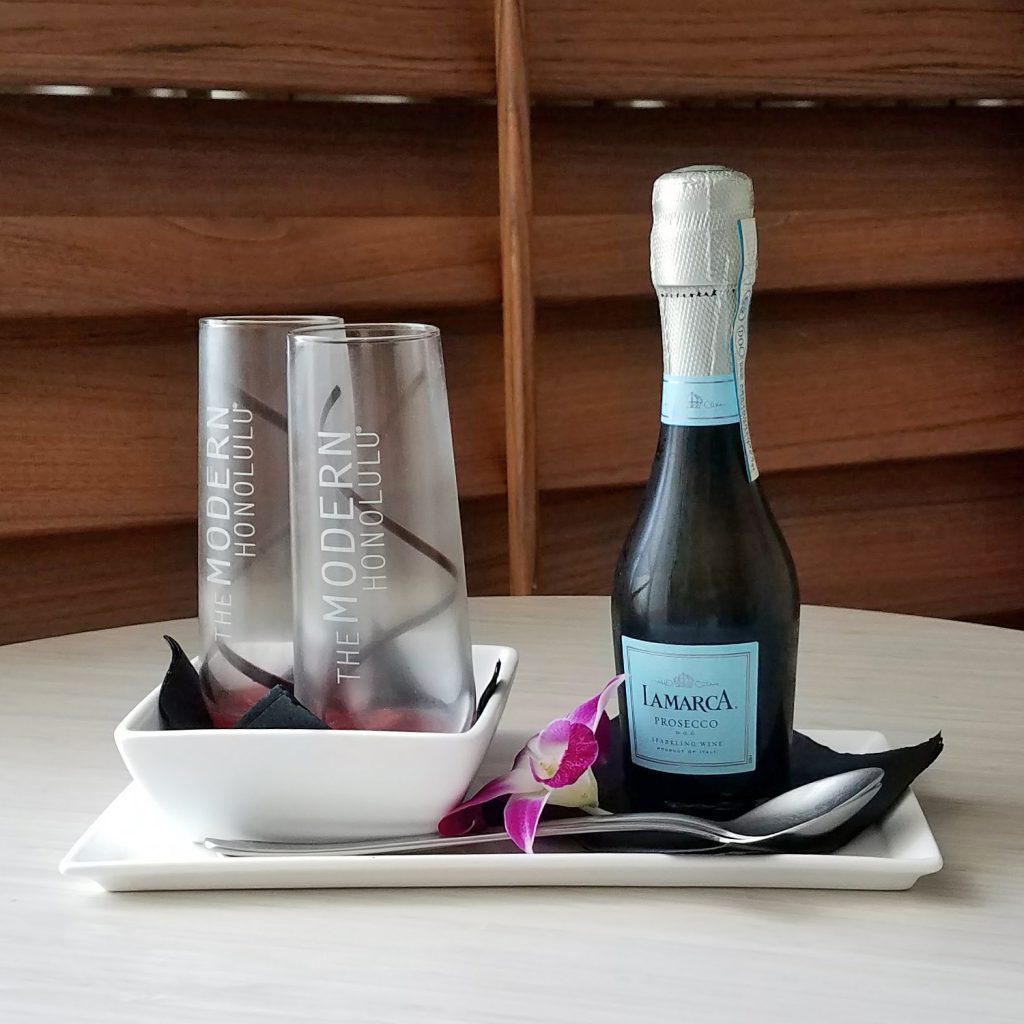 The Modern Honolulu Guest Room Sparkling Wine