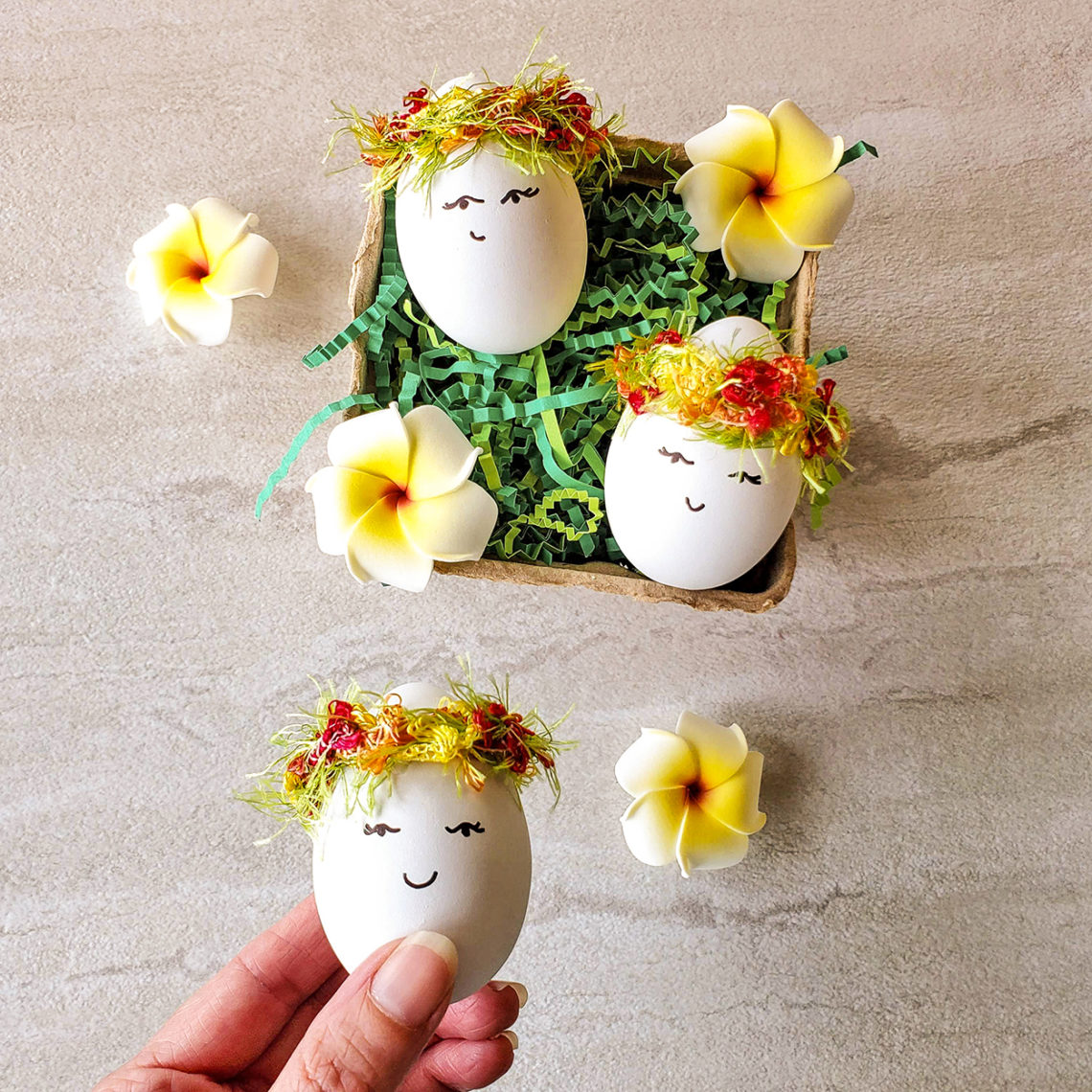 DIY Wahine Easter Eggs