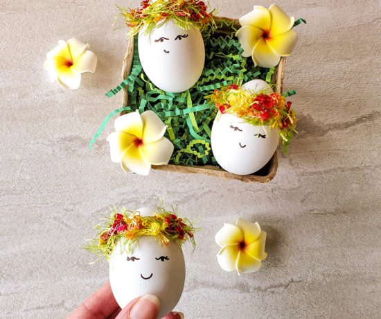 DIY Wahine Easter Eggs