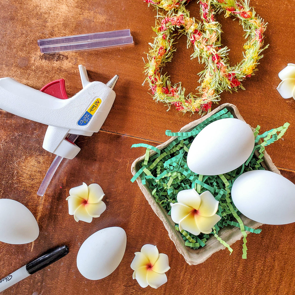 DIY Wahine Easter Eggs Supplies