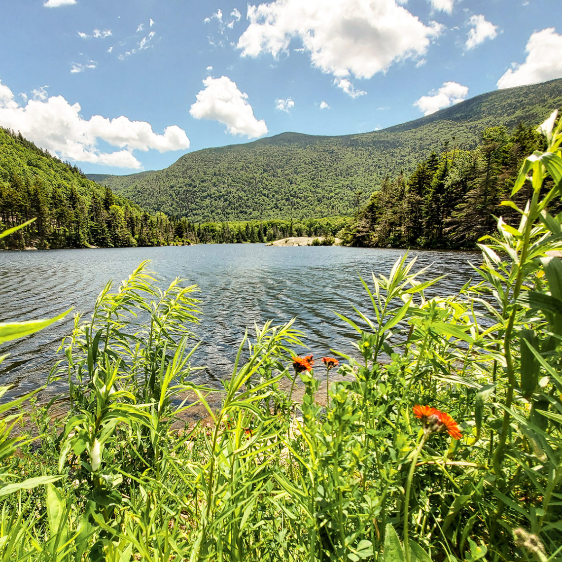 White Mountains of New Hampshire Lake