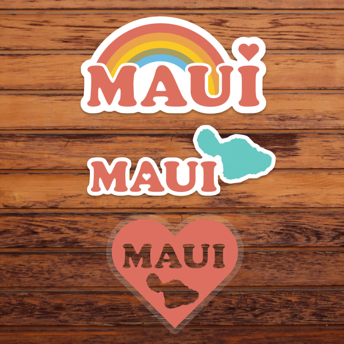 Support Maui Sticker Pack