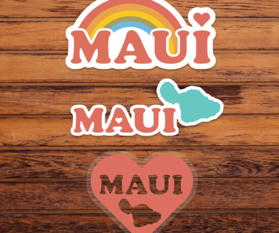 Support Maui Sticker Pack